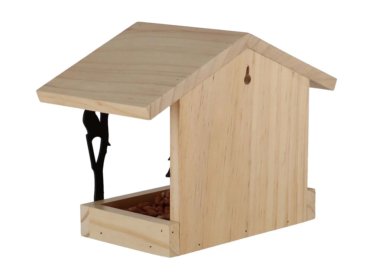 Mangeoire murale en Pin et fer