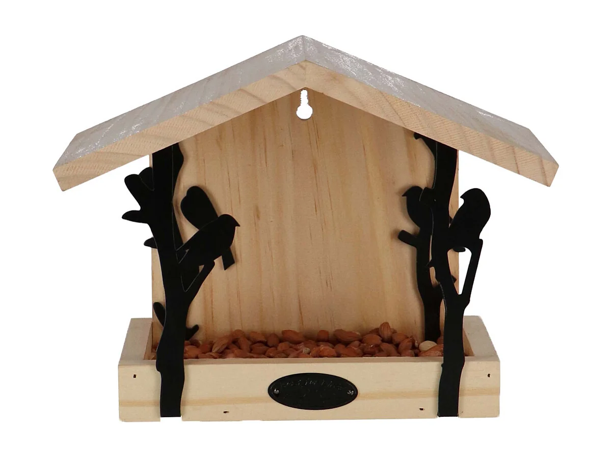 Mangeoire murale en Pin et fer