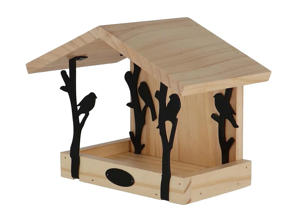 Mangeoire murale en Pin et fer