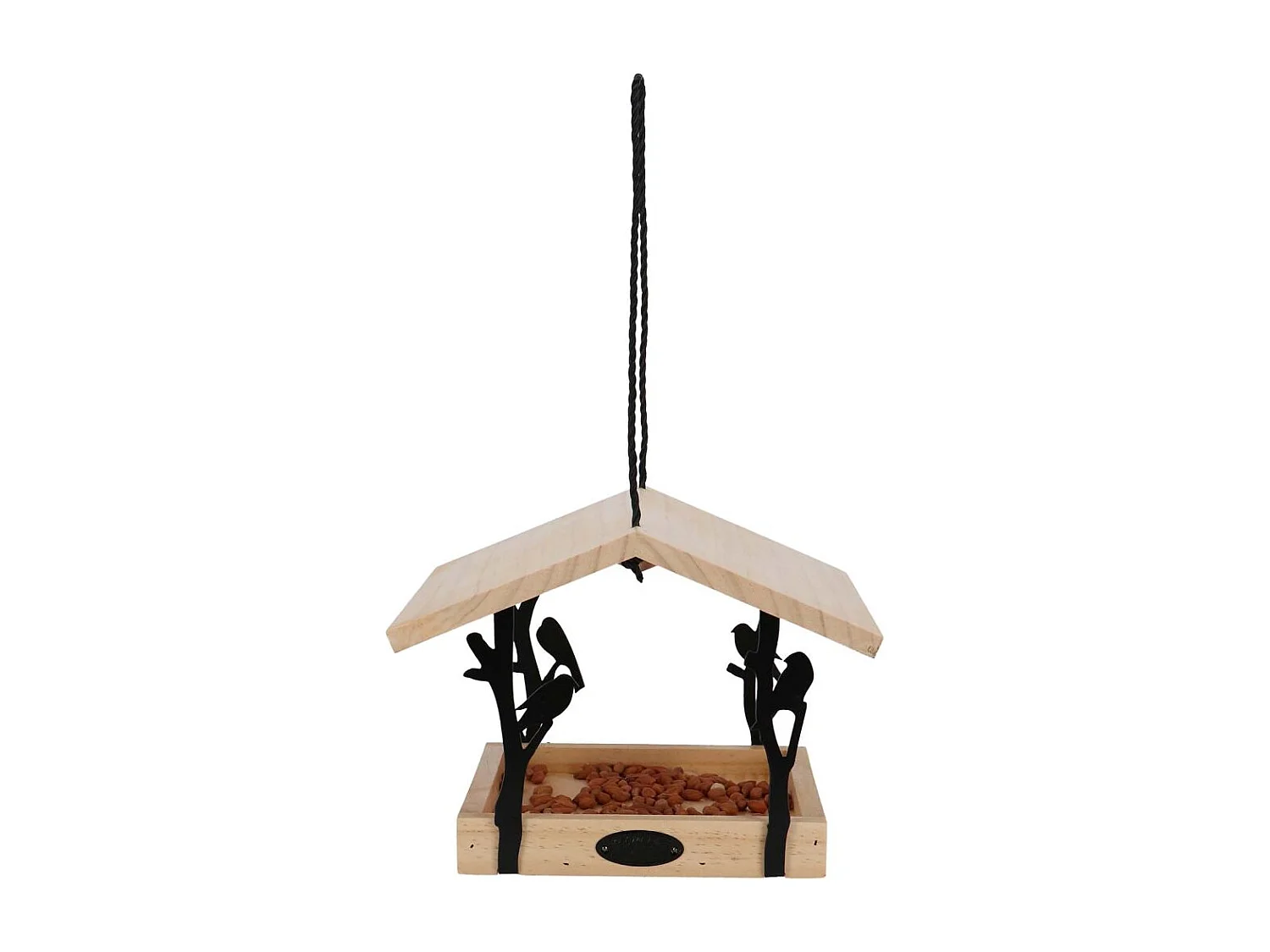 Mangeoire à suspendre en Pin et fer