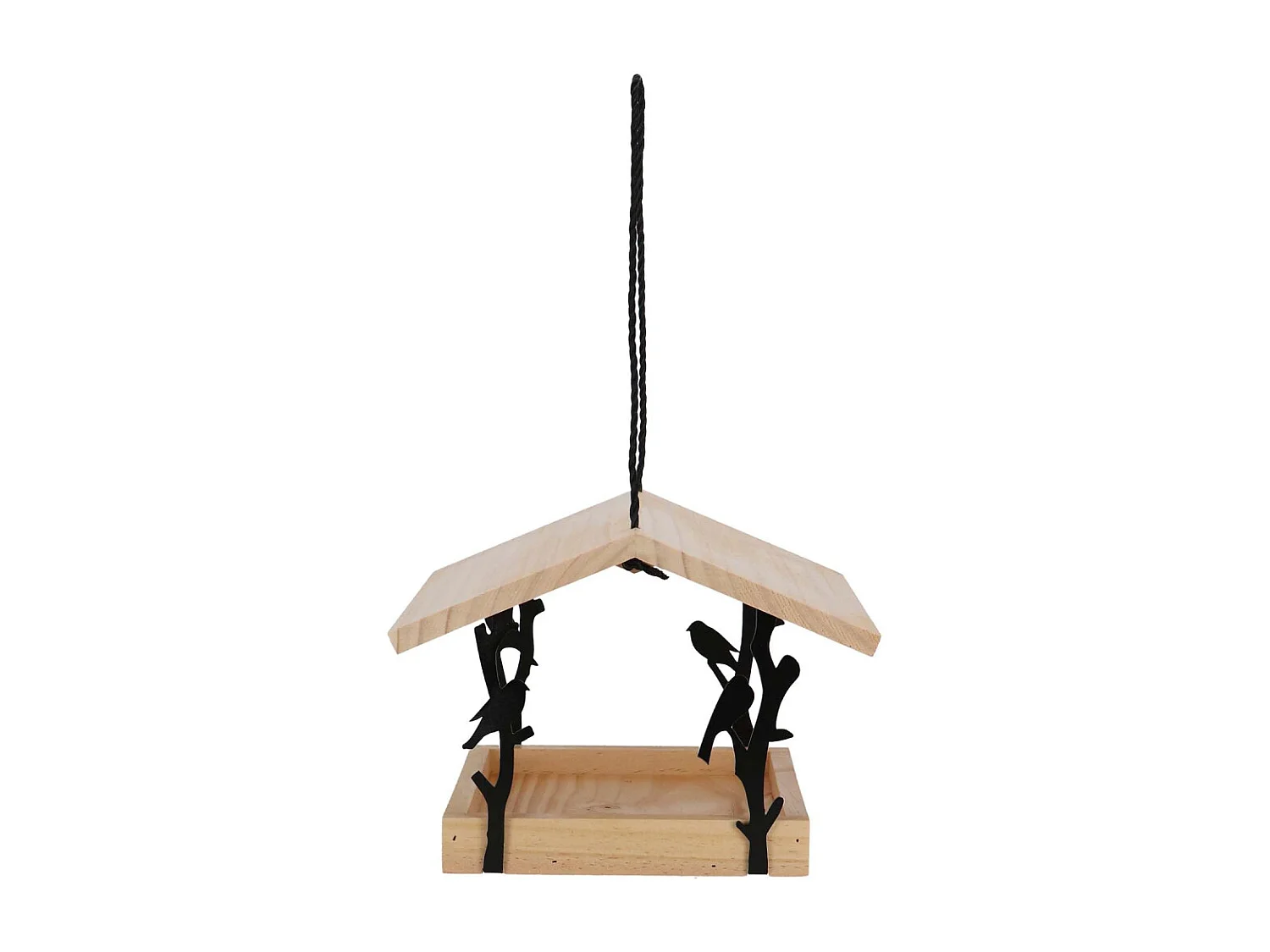 Mangeoire à suspendre en Pin et fer