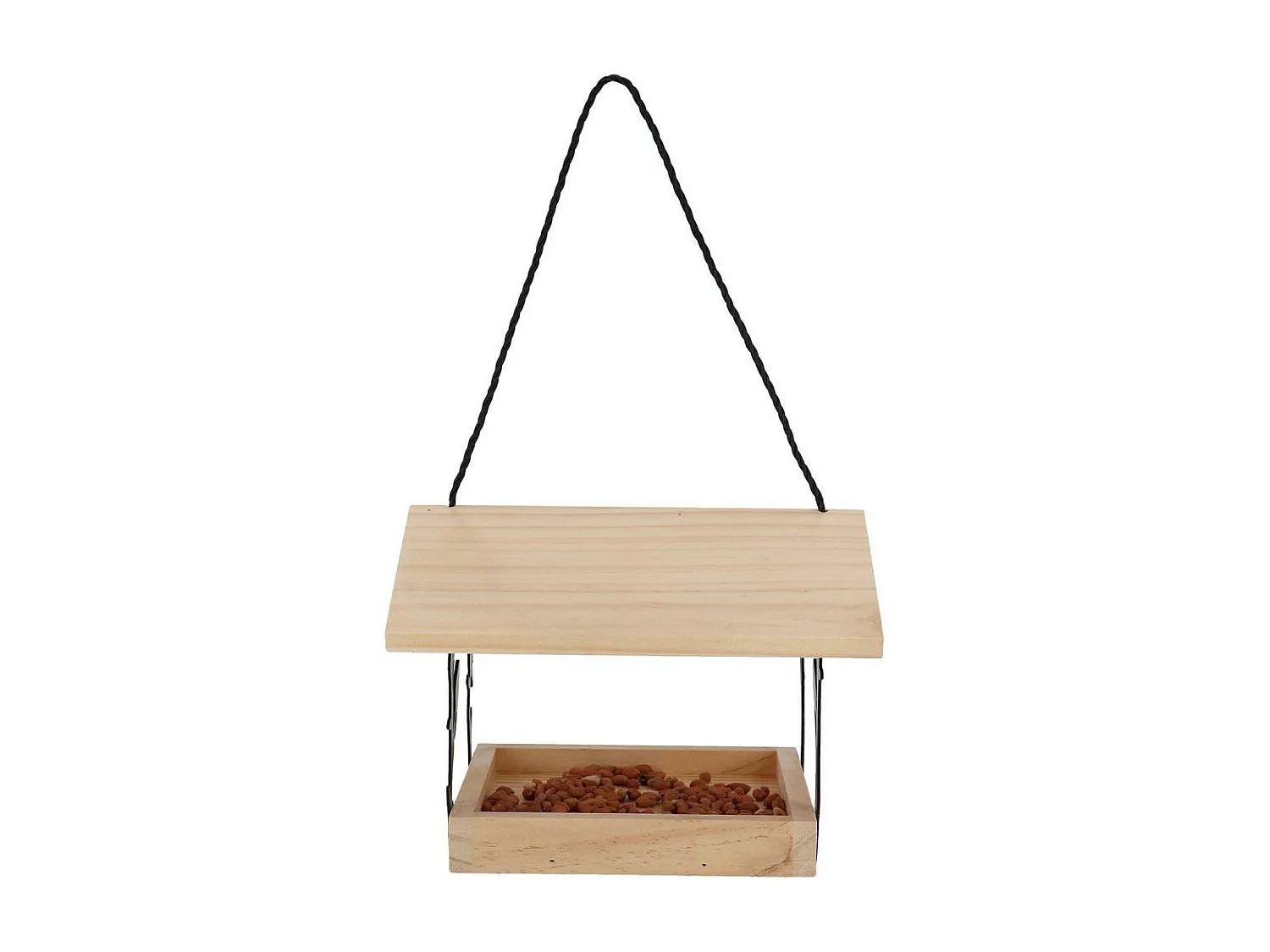 Mangeoire à suspendre en Pin et fer