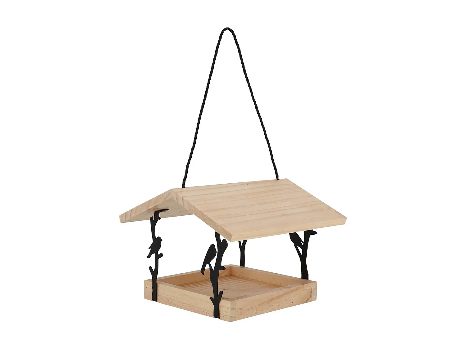 Mangeoire à suspendre en Pin et fer