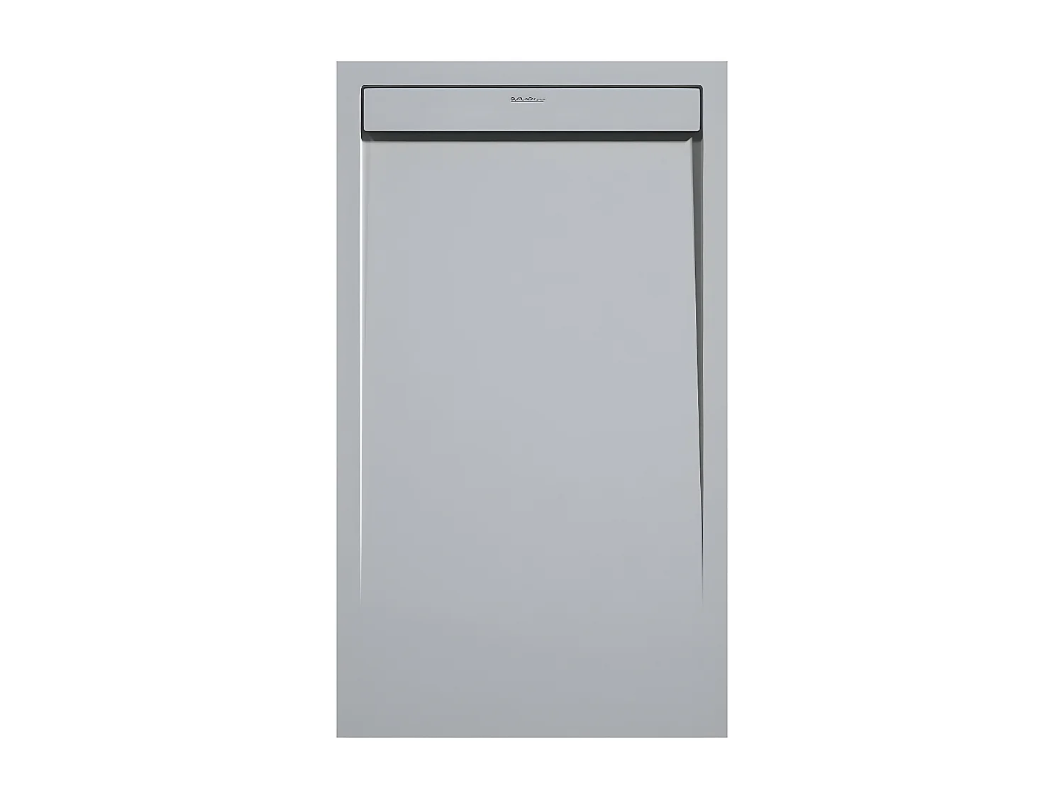 Receveur de douche Gris 7035, finition Lisse Stone SMART, grille de couleur - 80 x 80 cm
