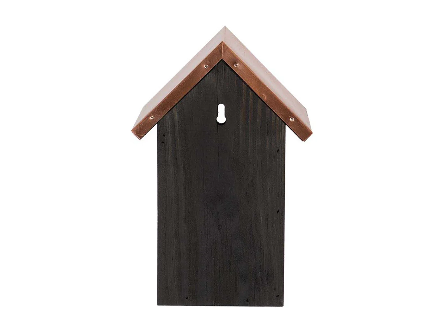 Nichoir à oiseaux en pin et cuivre Mésange bleue