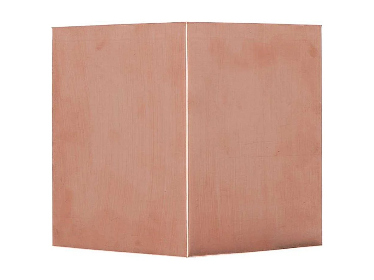 Nichoir à oiseaux en pin et cuivre Mésange bleue