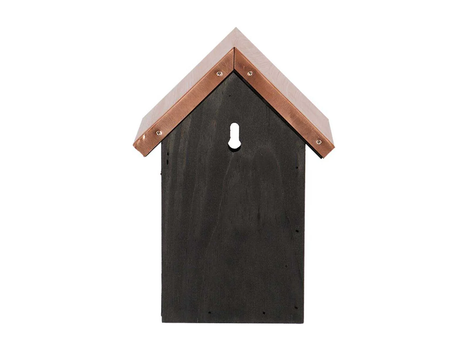 Nichoir à oiseaux en pin et cuivre Troglodyte
