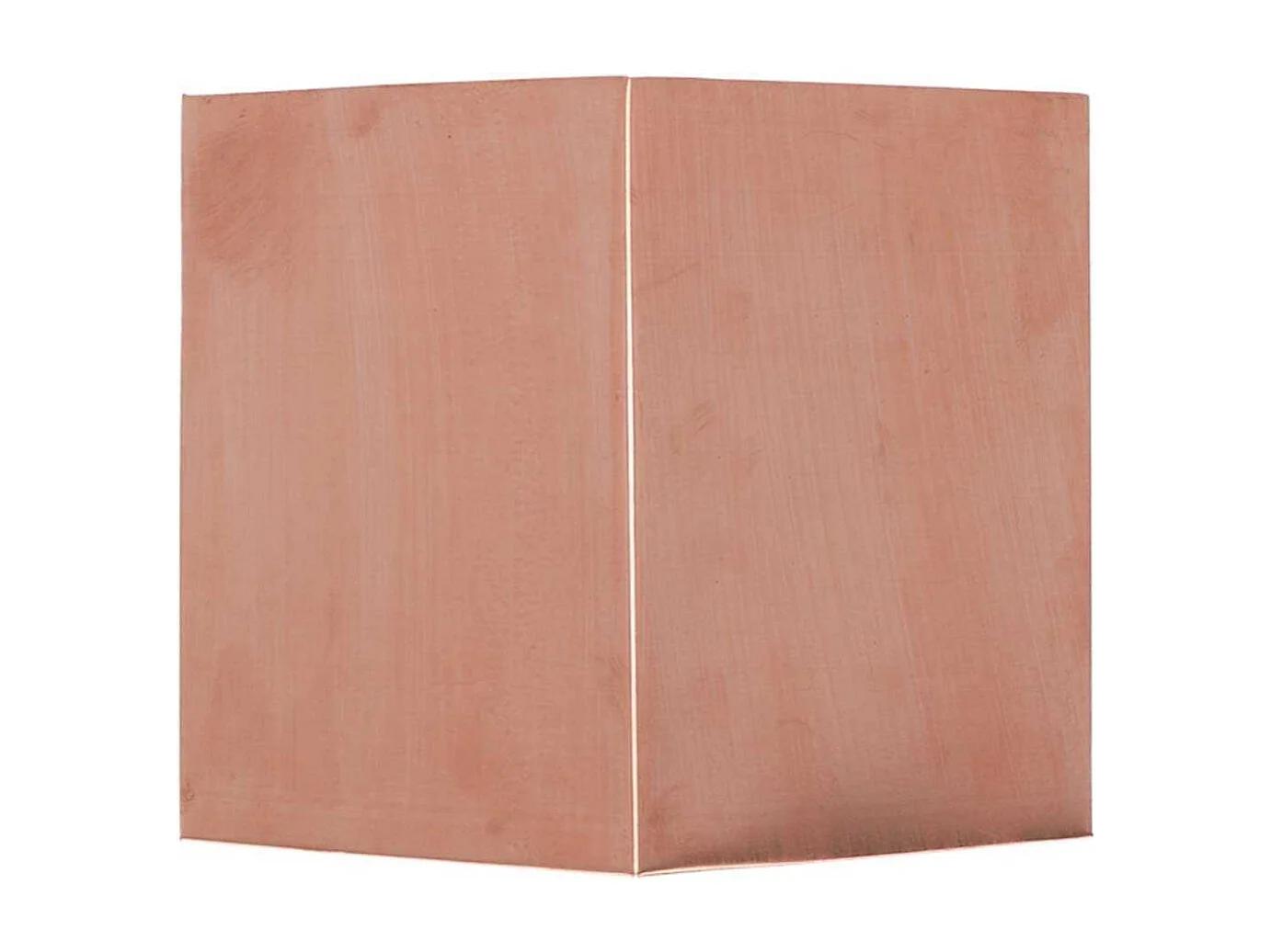 Nichoir à oiseaux en pin et cuivre Mésange charbonnière