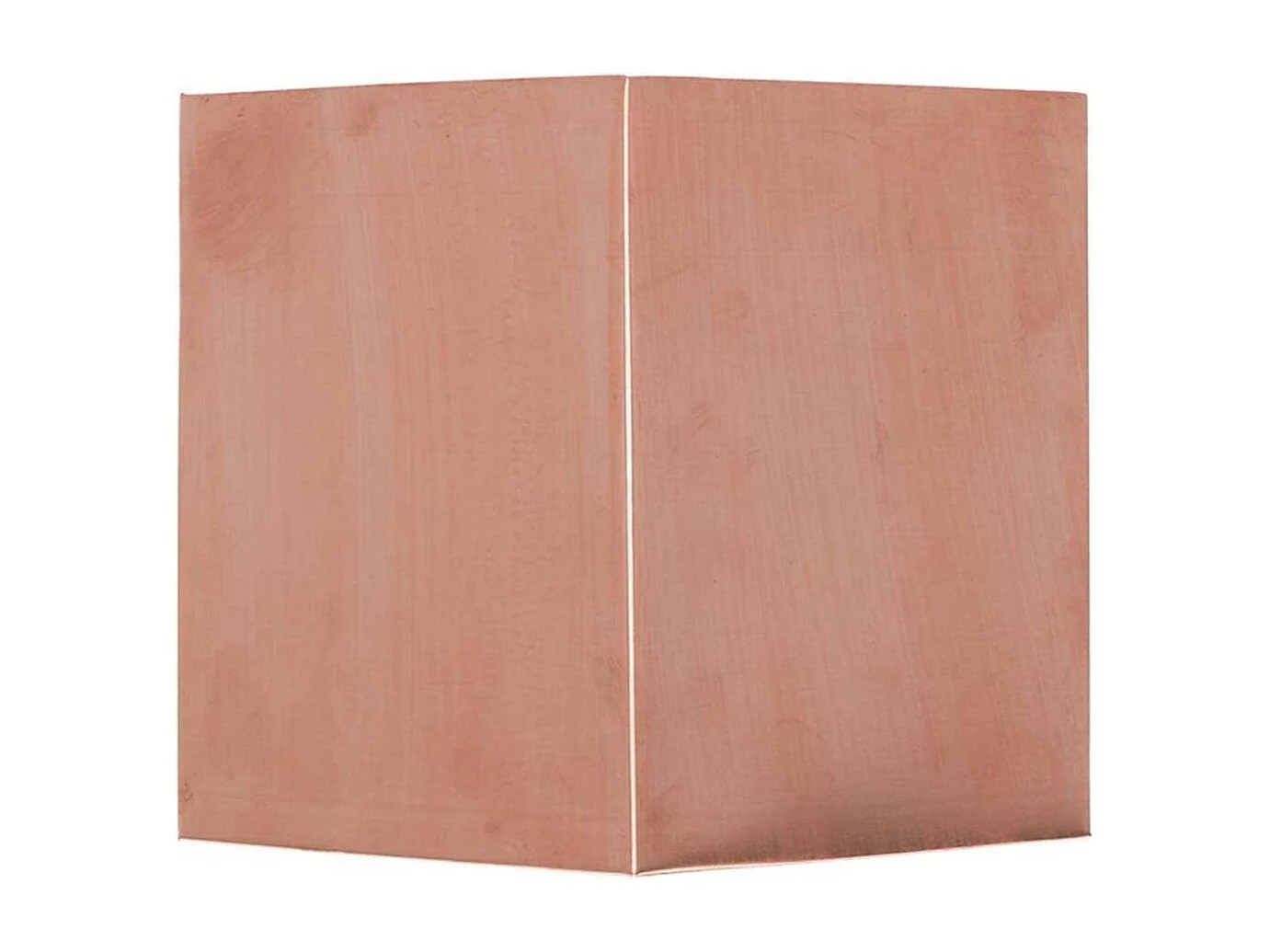 Nichoir à oiseaux en pin et cuivre Mésange charbonnière