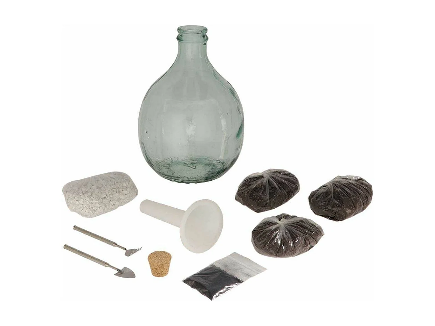 Kit terrarium végétal à faire soi-même DIY 5 litres