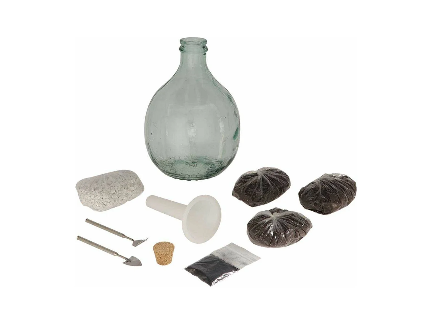 Kit terrarium végétal à faire soi-même DIY 5 litres