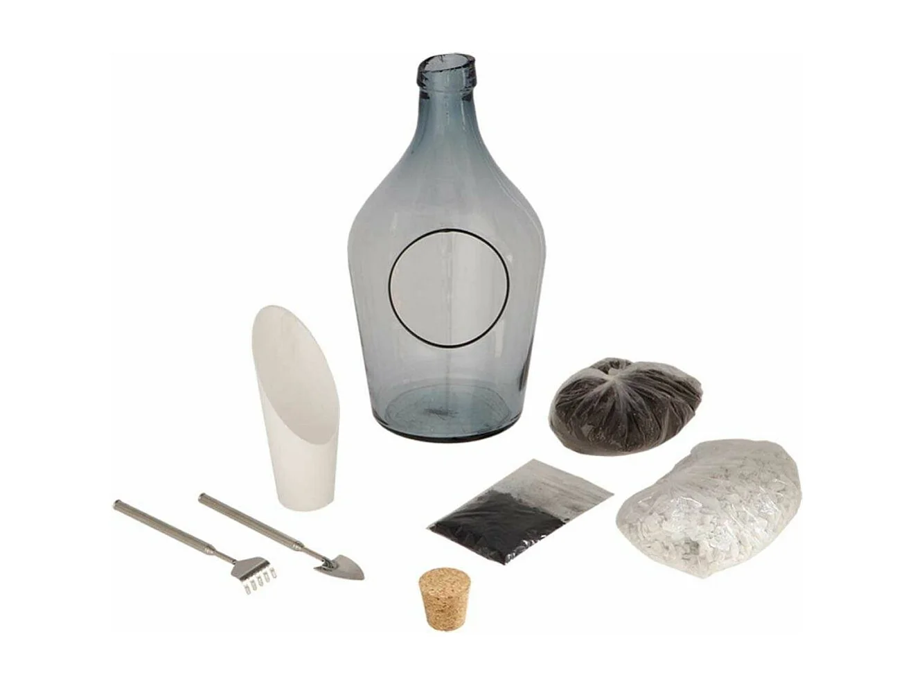 Kit terrarium végétal à faire soi-même DIY 3 litres