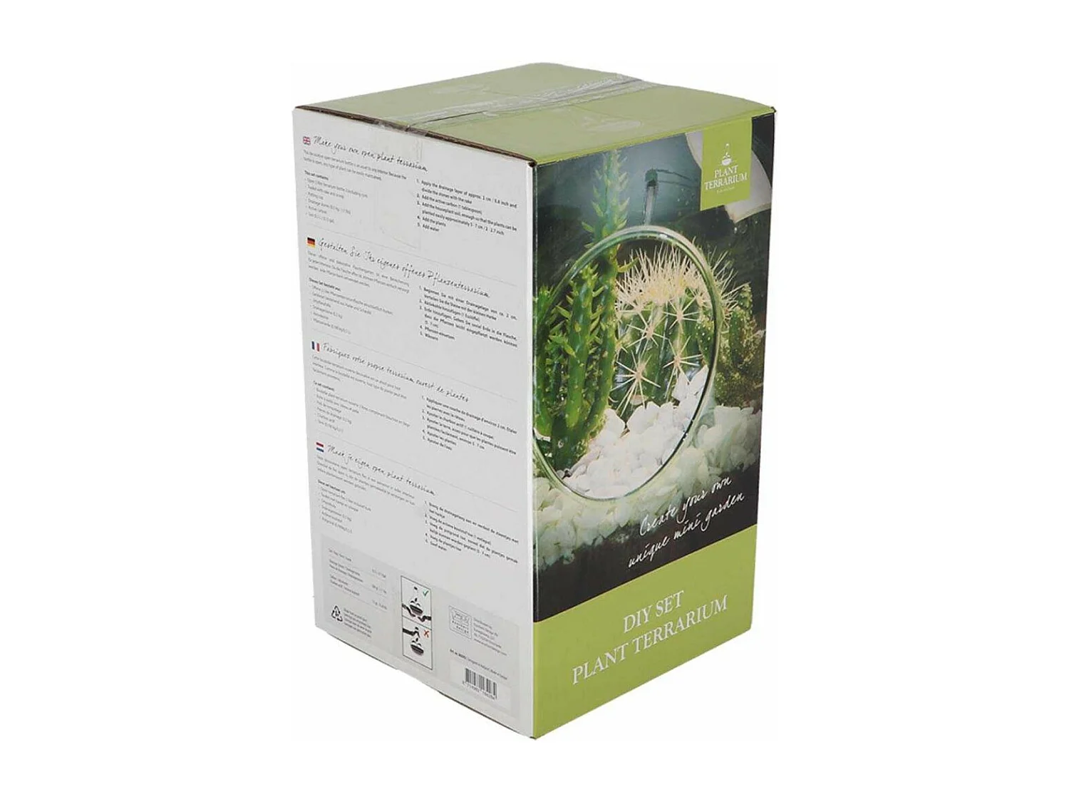 Kit terrarium végétal à faire soi-même DIY 3 litres