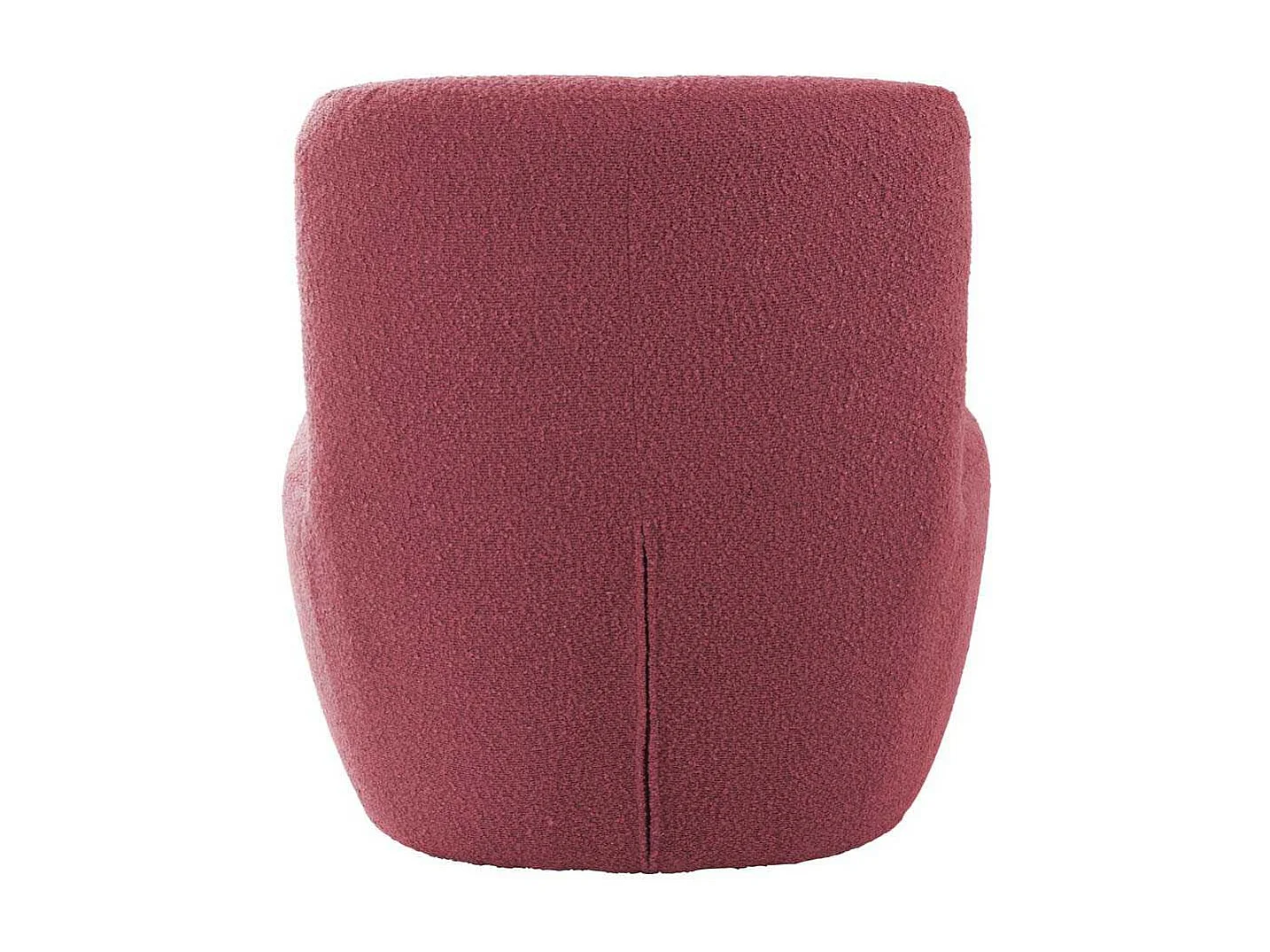 Chaise lounge en tissu bouclette Ada