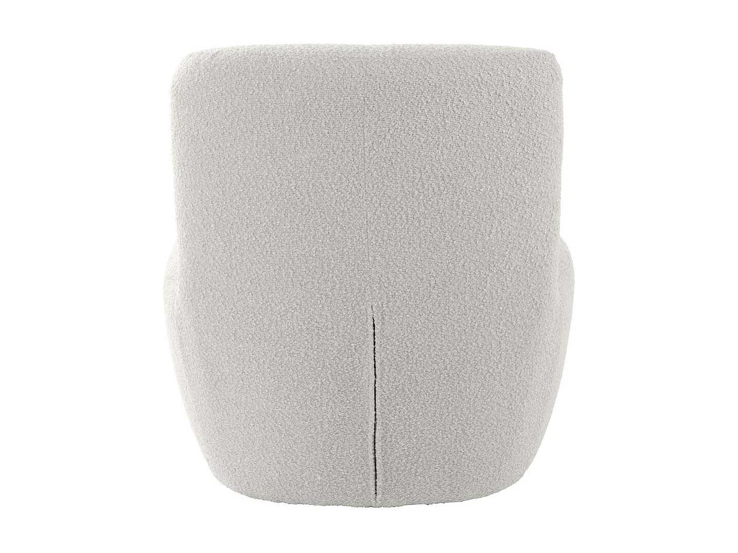 Chaise lounge en tissu bouclette Ada