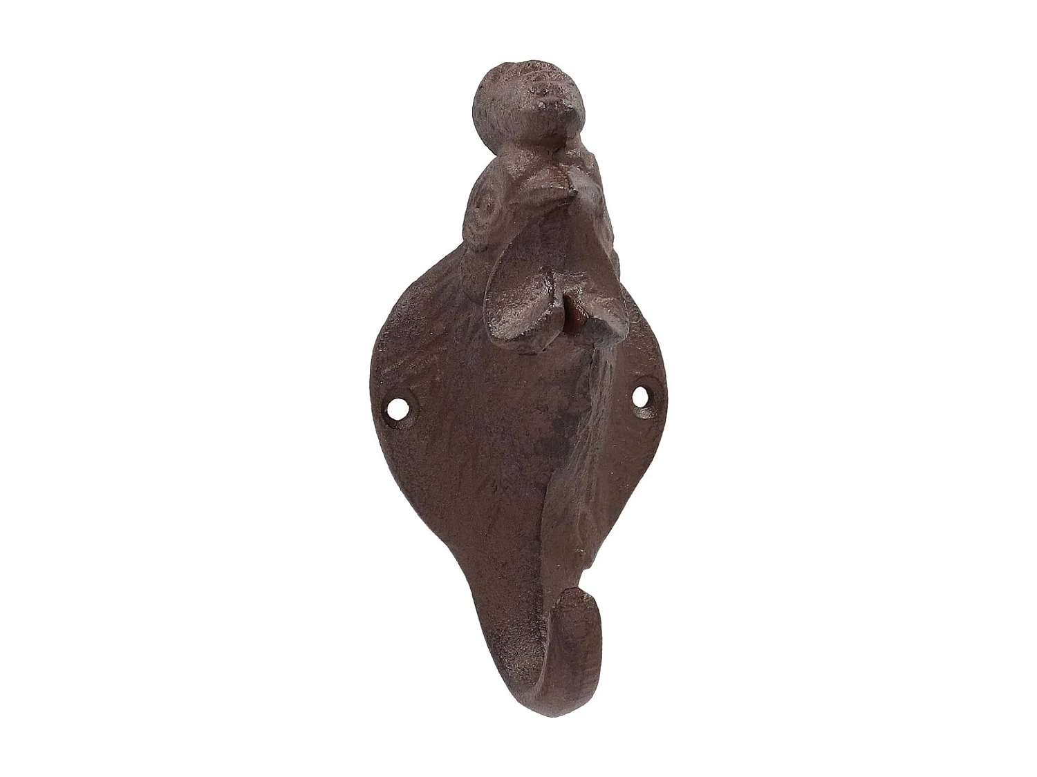 Lot de 2 crochets en fonte Coq