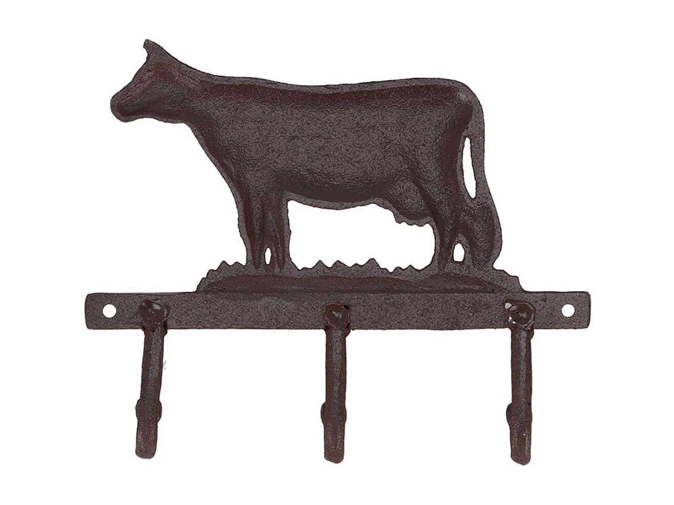 Patère en fonte 3 crochets Vache