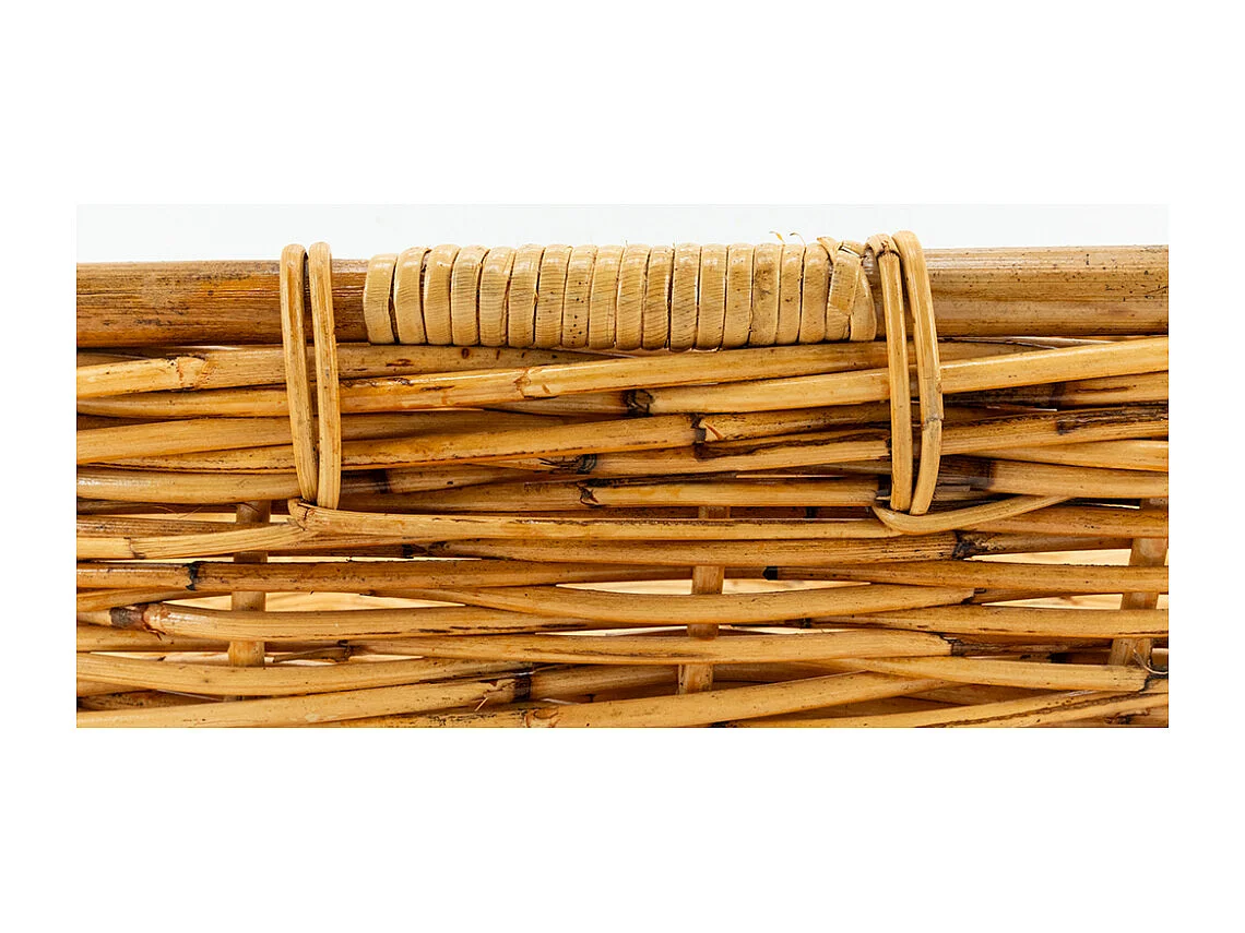 Manne rectangulaire en poelet naturel