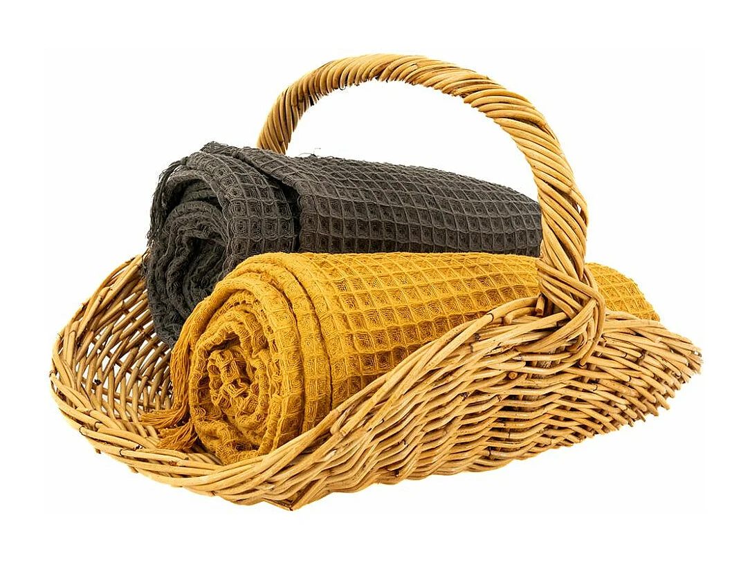 Corbeille Papillon en poelet naturel