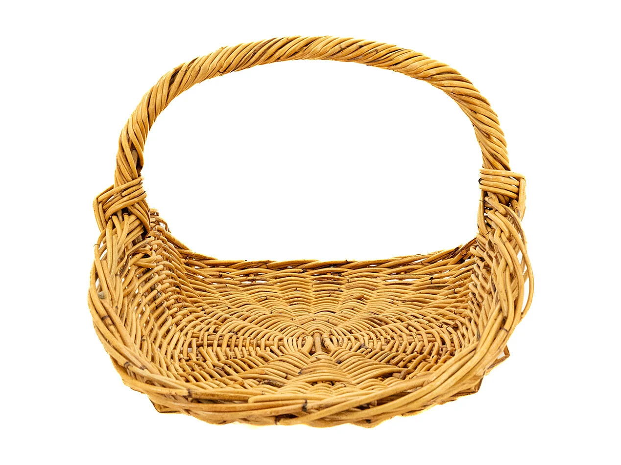 Corbeille Papillon en poelet naturel