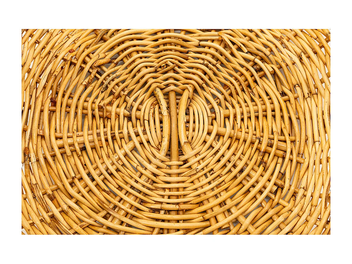 Corbeille Papillon en poelet naturel