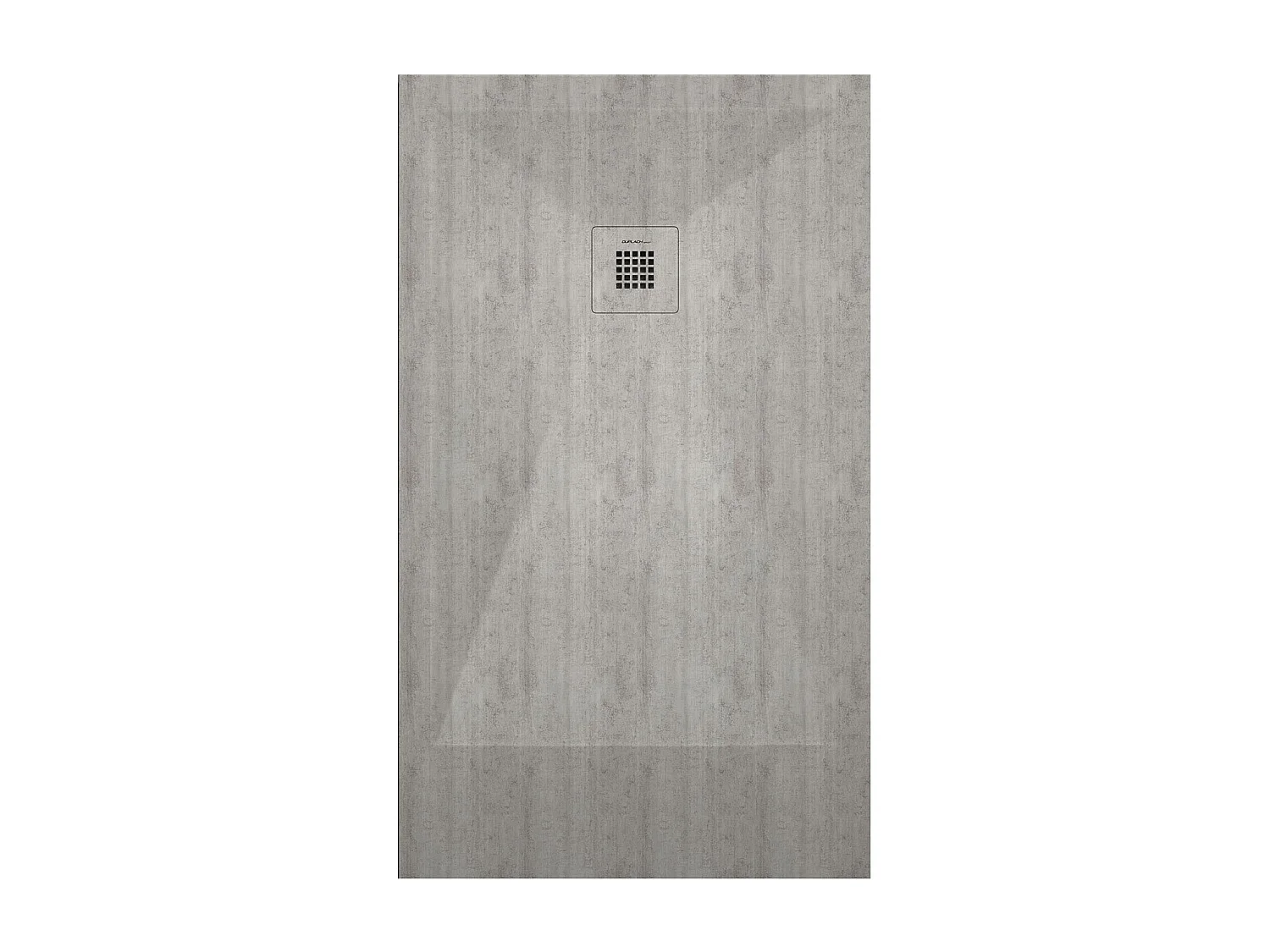 Receveur de douche I.ciment, finition Lisse Stone 3D, grille de couleur - 90 x 90 cm