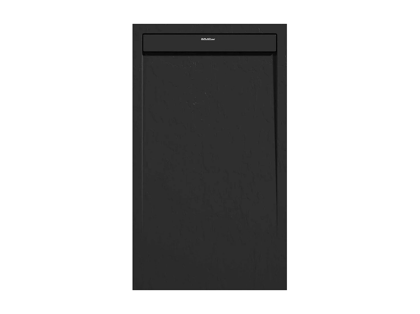 Receveur de douche Noir, finition Ardoise Stone SMART, grille de couleur - 130 x 90 cm