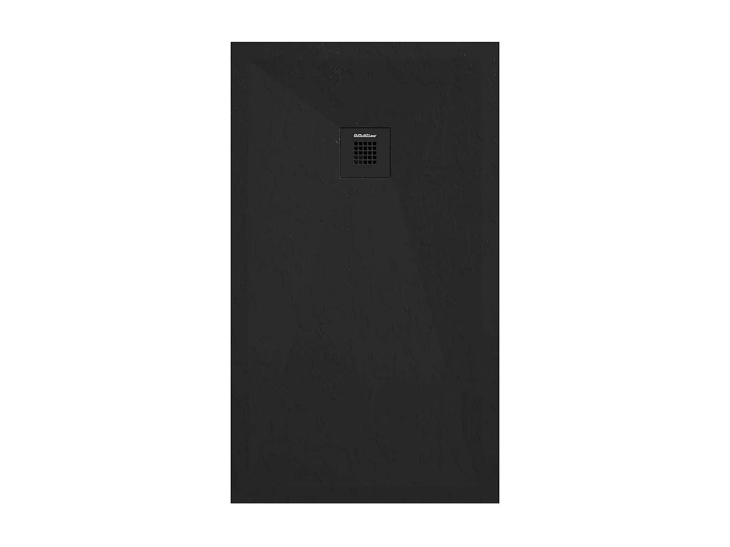 Receveur de douche noir ardoise Stone Plus, grille de couleur - 160 x 100 cm