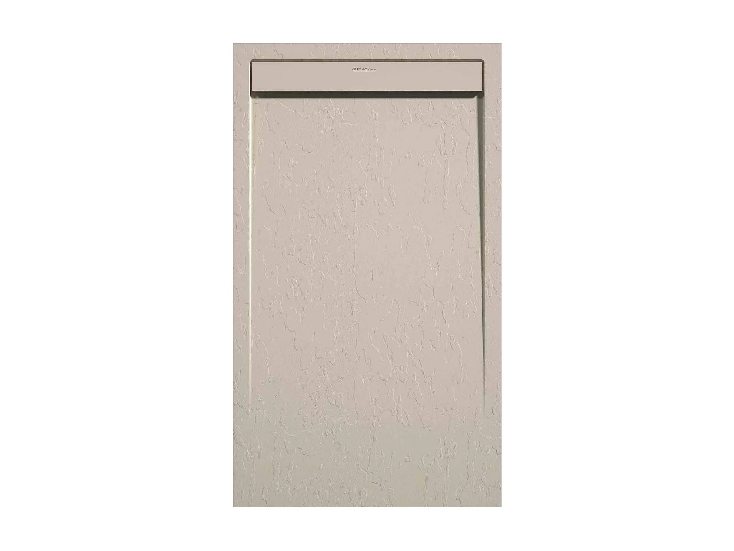 Receveur de douche Crème, finition Ardoise Stone SMART, grille de couleur - 190 x 70 cm