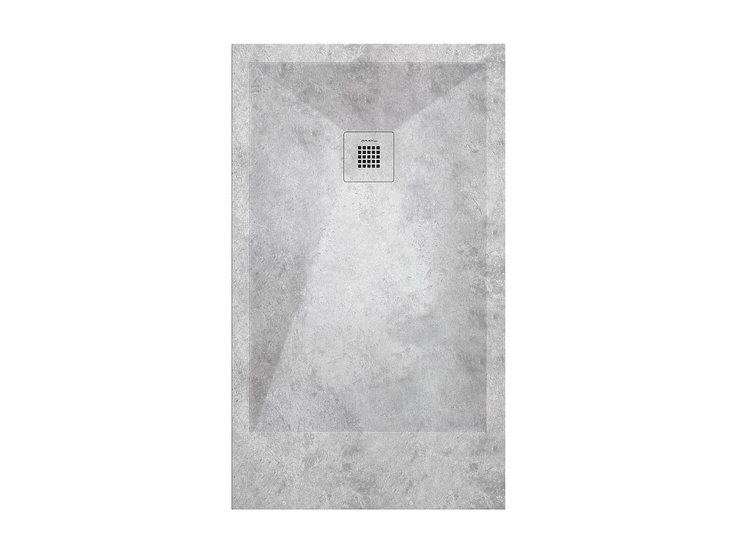 Receveur de douche Béton, finition Lisse Stone 3D, grille de couleur - 160 x 70 cm