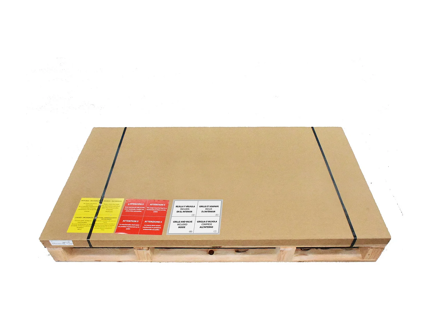 Receveur de douche Marbre creme, finition Lisse Stone 3D, grille de couleur - 80 x 80 cm