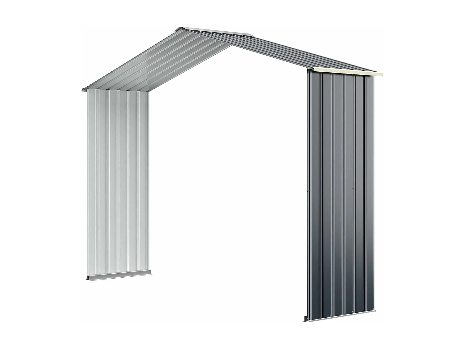 Kit d'Extension pour Abri de Jardin 277,5 x 64 x 202,5cm