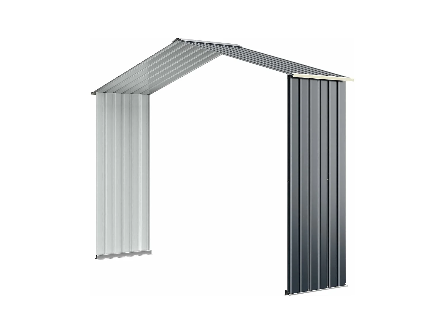 Kit d'Extension pour Abri de Jardin 277,5 x 64 x 202,5cm