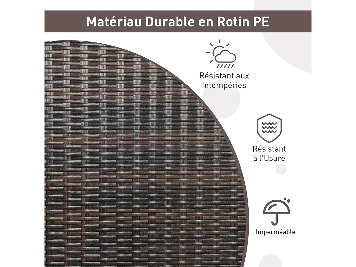 Banc Suspendu 2 Sièges, Balançoire de Jardin à Suspendre, Fabriquer en Plastique PE, Dossier Incurvé et Accoudoirs en Bois d'Acacia, Capacité Jusqu’à 360 kg