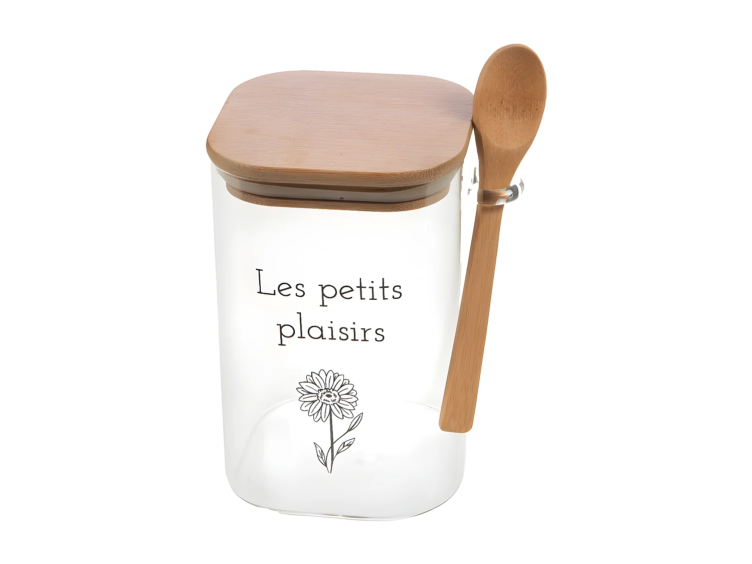 Bonbonnière avec cuillère Florie 16 cm