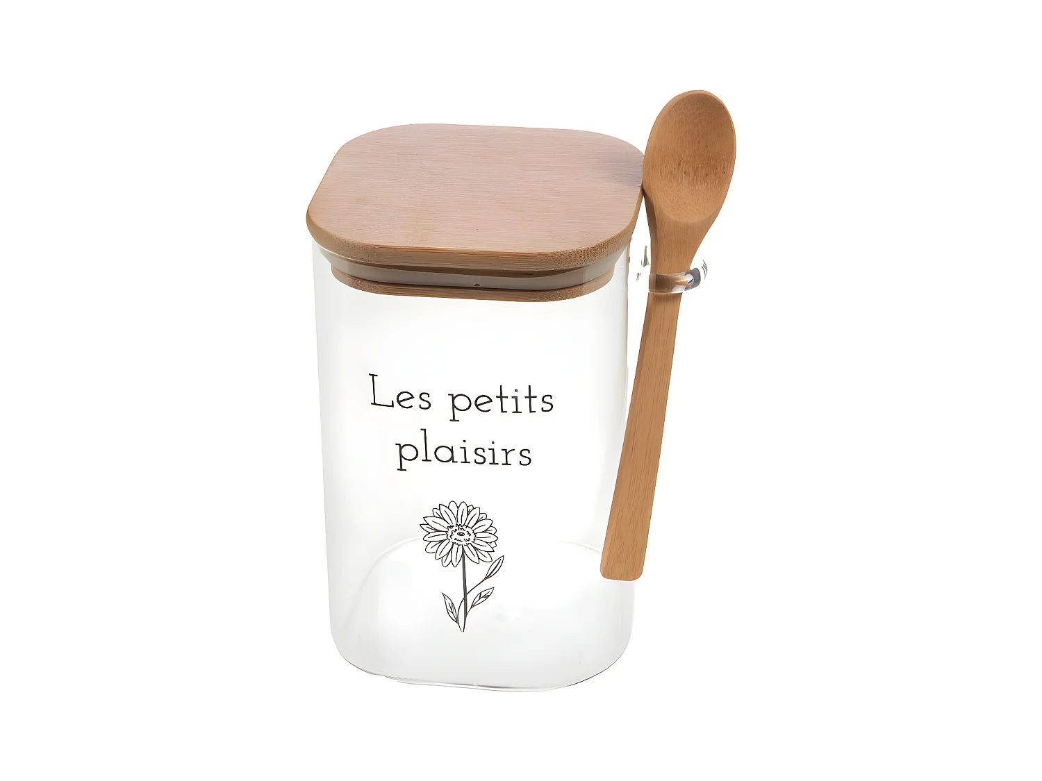 Bonbonnière avec cuillère Florie 16 cm