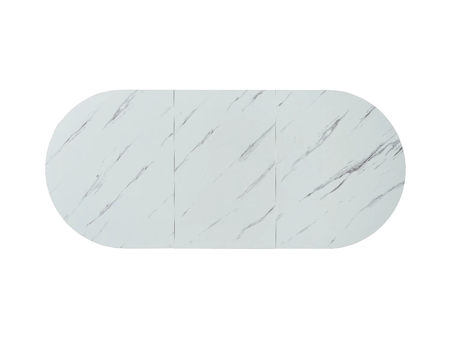 Table à manger pliante rétractable polyvalente - avec 2 tiroirs et étagère de rangement - Panneaux de particules - Blanc & Noir