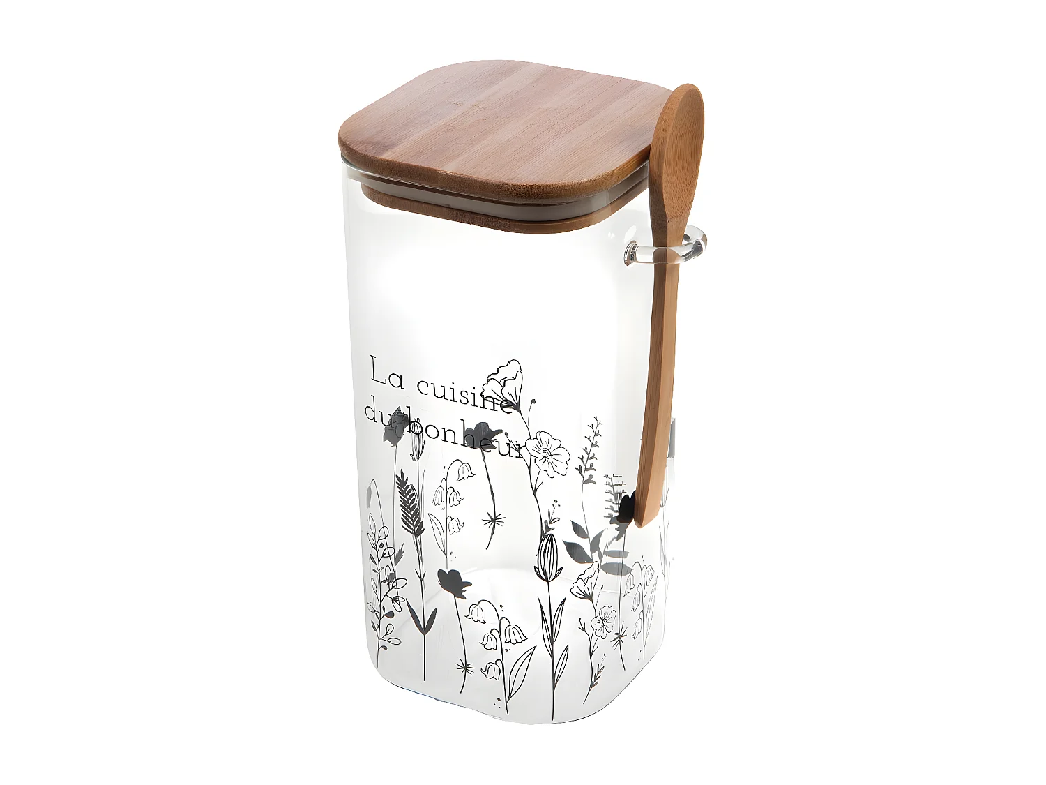 Bonbonnière avec cuillère Florie 21 cm