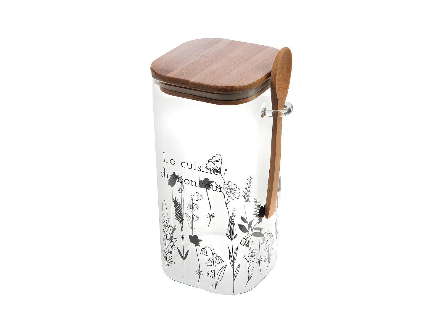 Bonbonnière avec cuillère Florie 21 cm