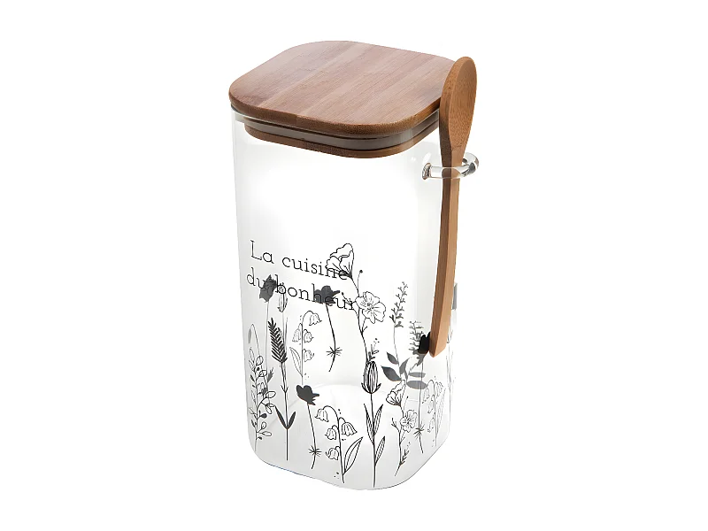 Bonbonnière avec cuillère Florie 21 cm