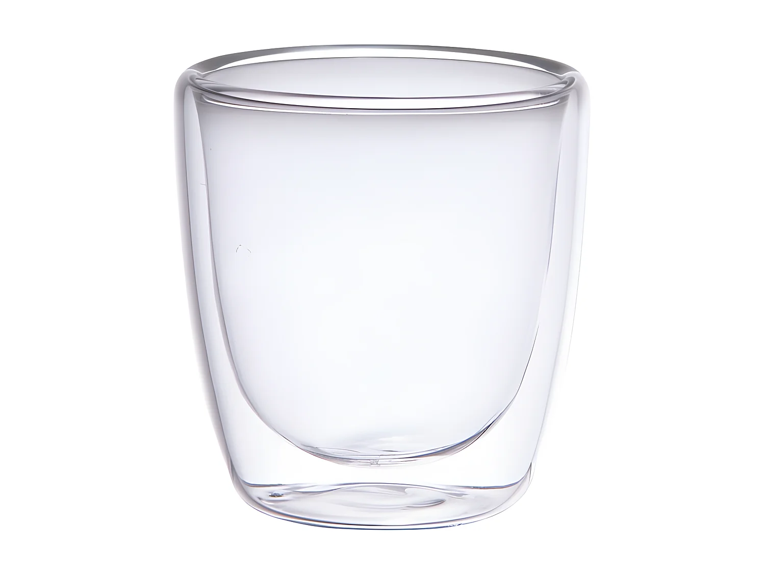 Set de 6 gobelets de 10 cl Volupt double paroi en verre borosilicate
