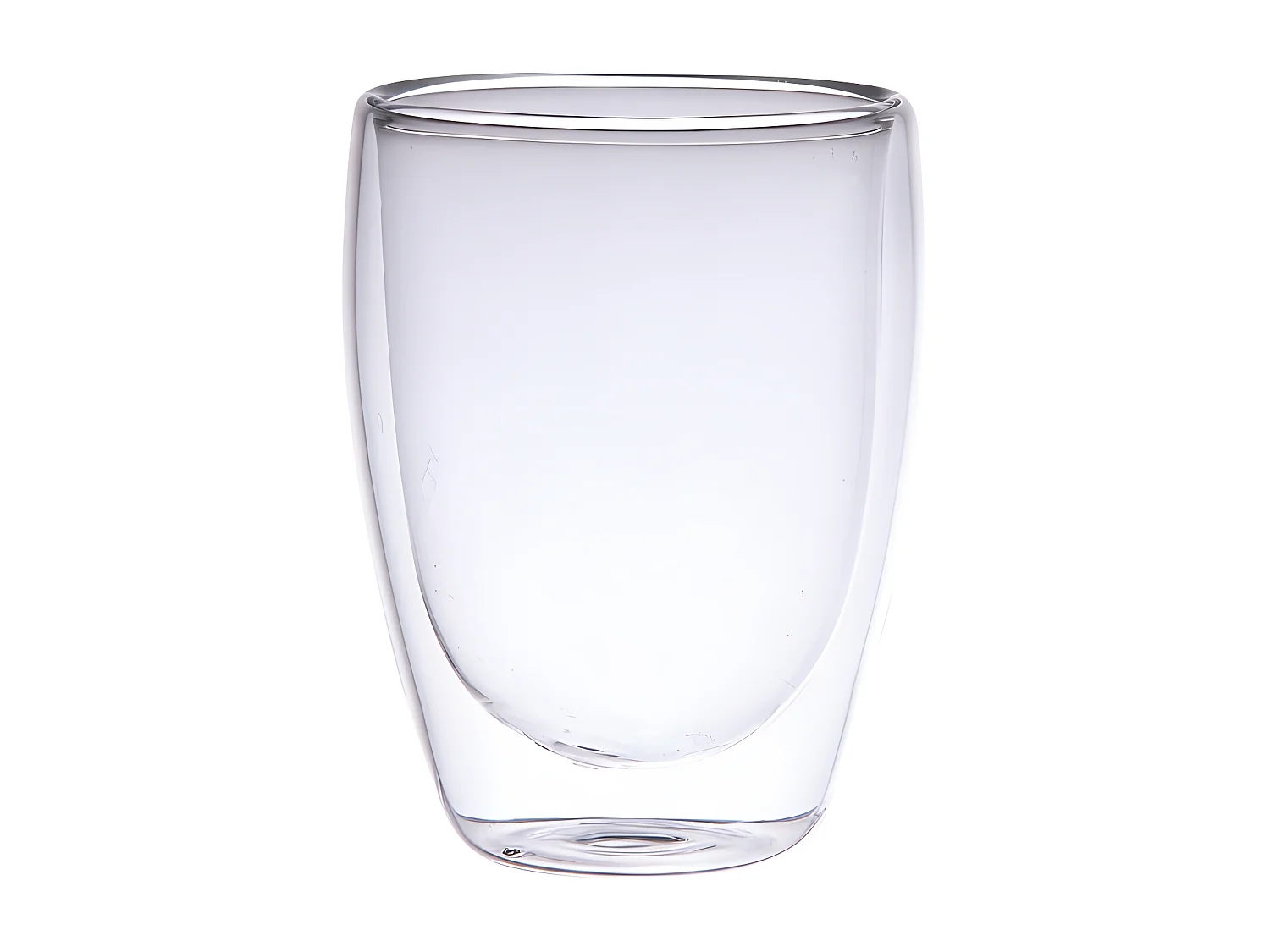 Set de 4 gobelets de 20 cl Volupt double paroi en verre borosilicate