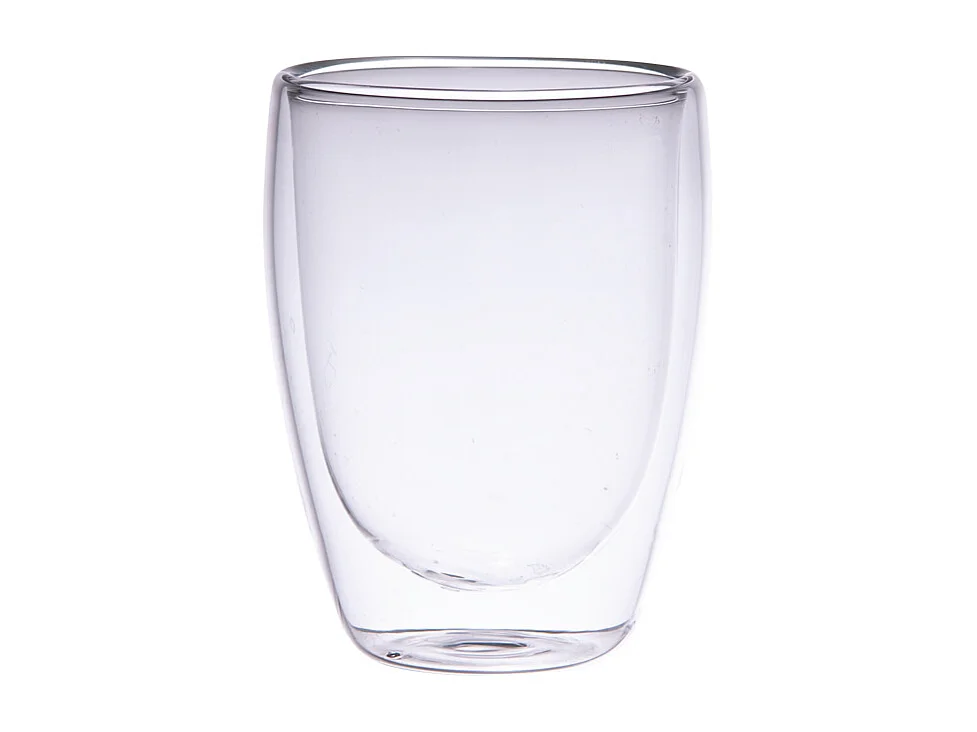 Set de 4 gobelets de 20 cl Volupt double paroi en verre borosilicate