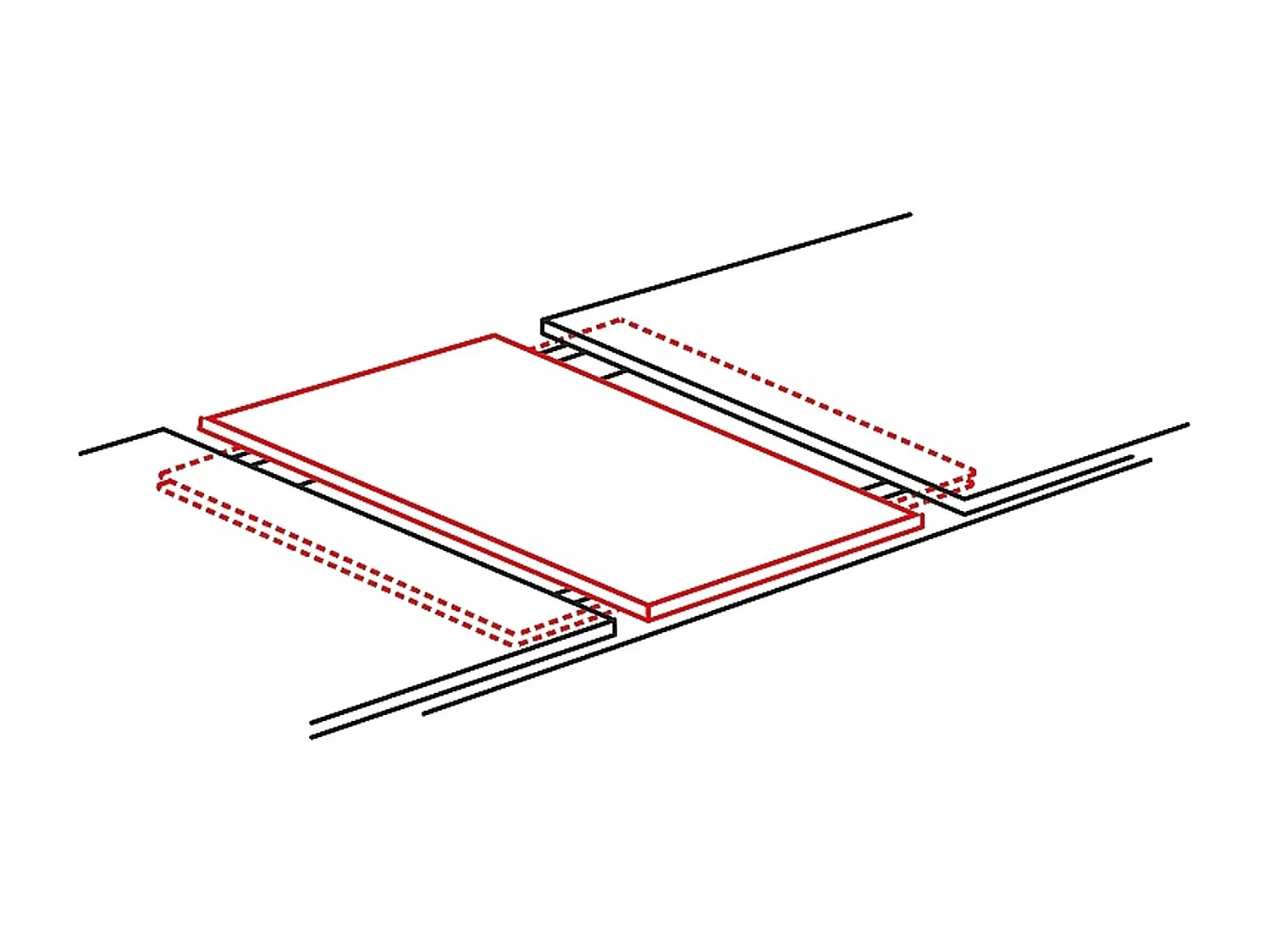Table à manger Crocus (80x120-160)