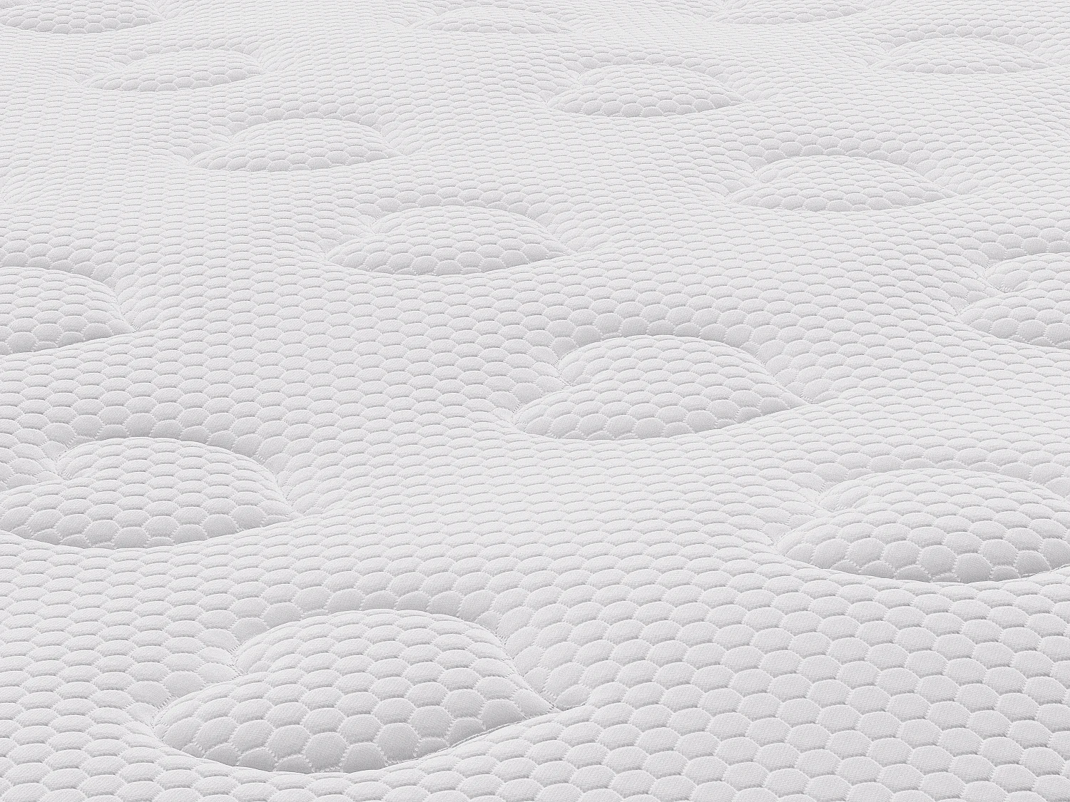 Ensemble 180 x 200 cm sommier coffre naturel clair + matelas ressorts ensachés surmatelas intégré ép.28cm - AMERICAN DREAM de YSMÉE