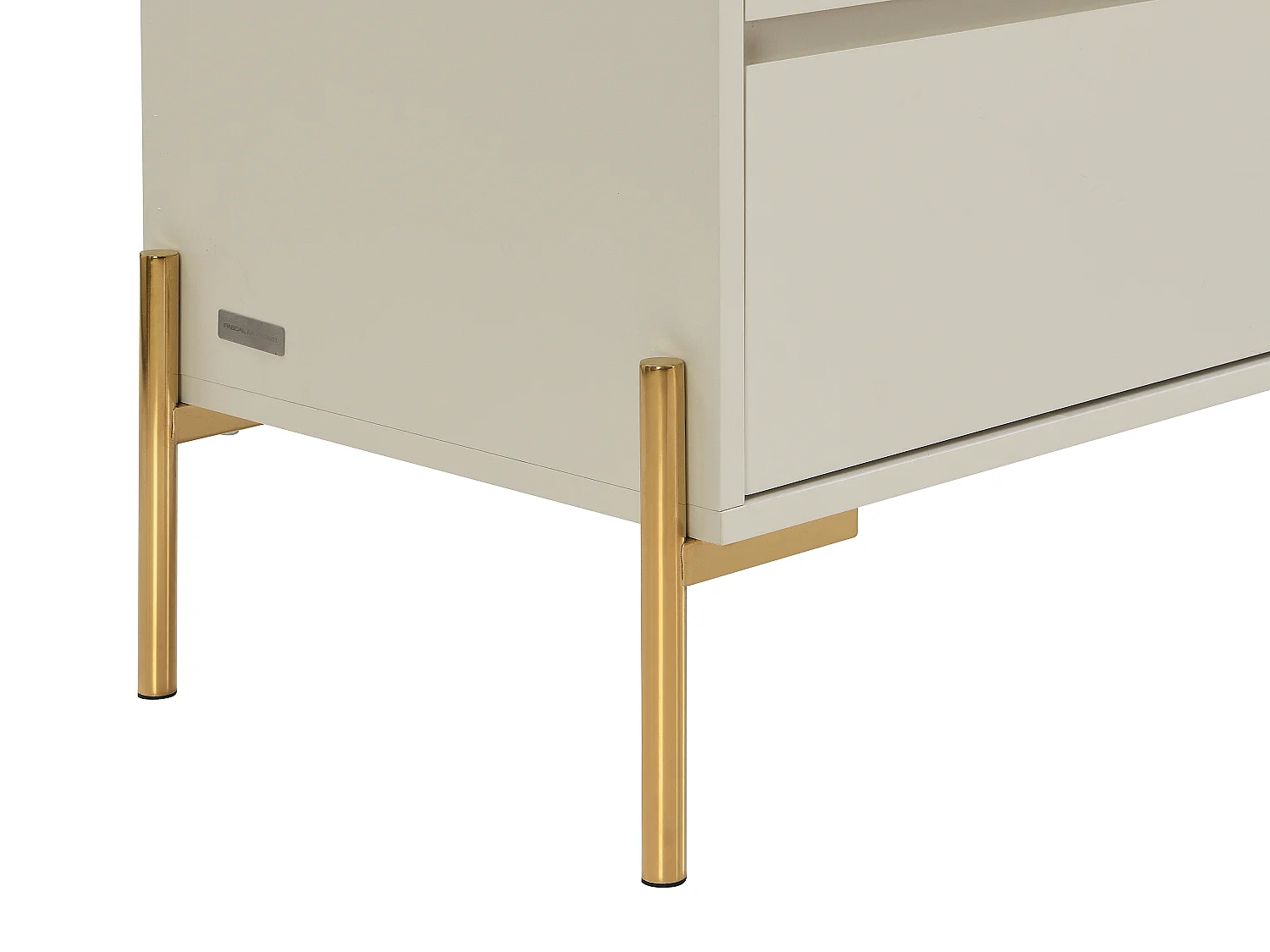 Commode 6 tiroirs - MDF et métal - Beige et doré - KORASA de Pascal Morabito