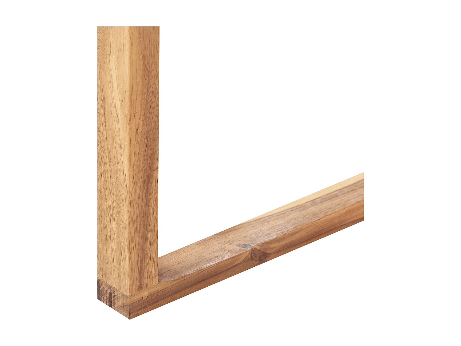 Table de salle à manger de jardin SASSARI II 180 cm 90 cm Bois d'acacia certifié Marron clair