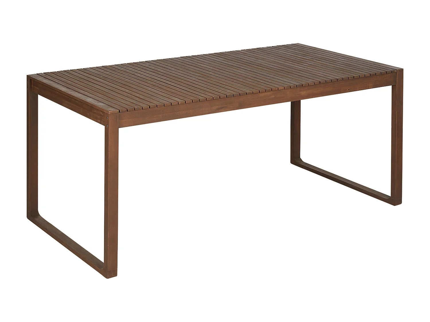 Table de salle à manger de jardin SASSARI 180 cm 90 cm Acacia Marron foncé