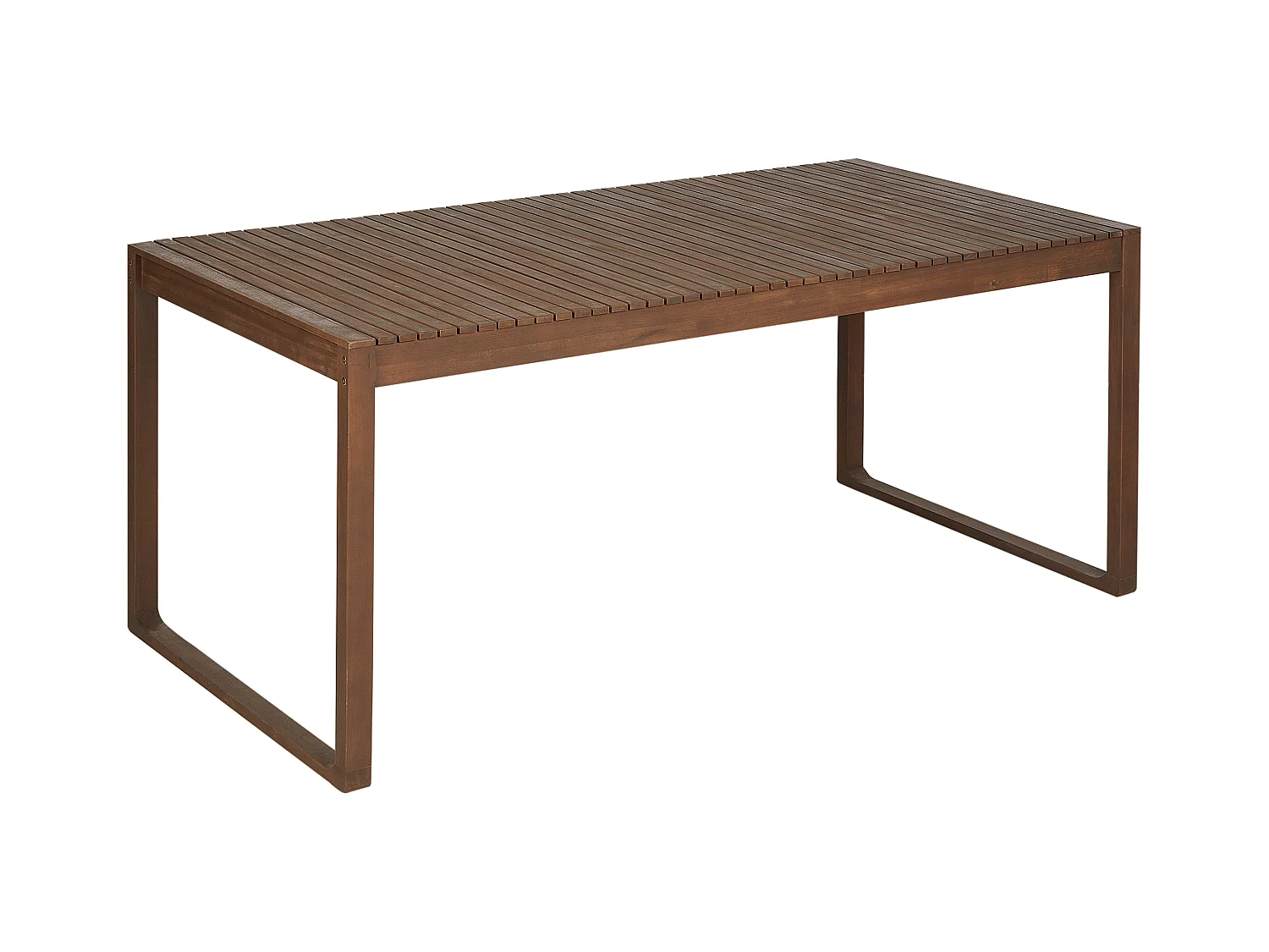 Table de salle à manger de jardin SASSARI 180 cm 90 cm Acacia Marron foncé