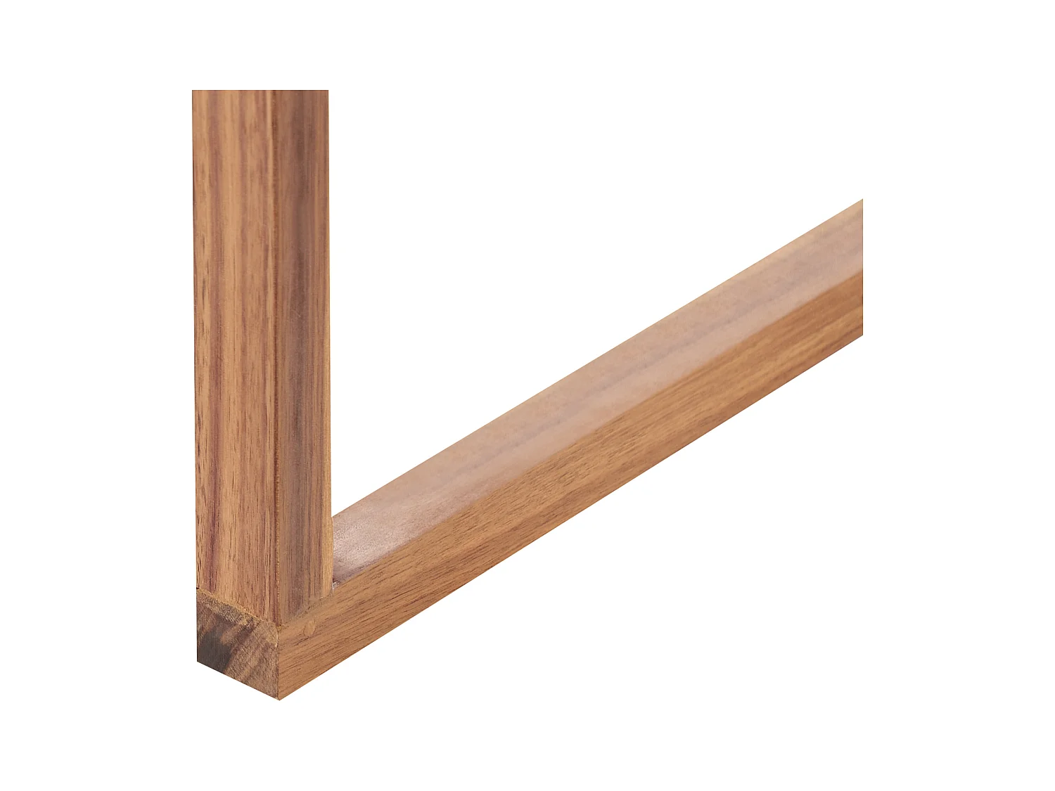 Lot de 2 chaises de jardin SASSARI II Bois d'acacia certifié Marron clair